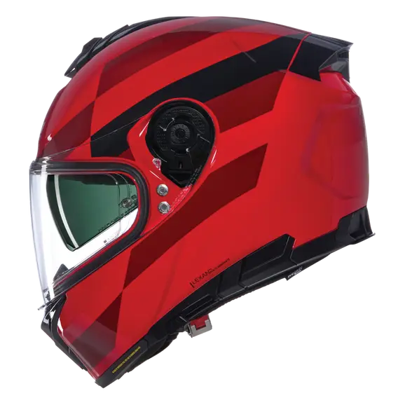 NOLAN N80-8 ALFIERE 346  INTEGRALES CASCO ROSSO NERO