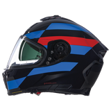 NOLAN N80-8 ALFIERE 347 CASCO INTEGRAL Moto Nero Azul Rosso