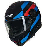 NOLAN N80-8 ALFIERE 347 CASCO INTEGRAL MOTO Nero Azul Rosso