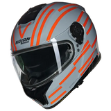 NOLAN N80-8 VELOCE 349 INTEGRALES CASCOS GRIGIO ARANCIONE