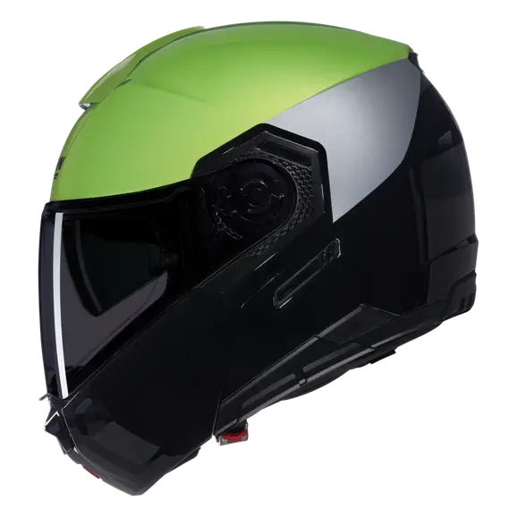 NOLAN N90-3 VERNICIATURA SPECIALE 341 Modular Casco Verde Impulso Nero - CASCO