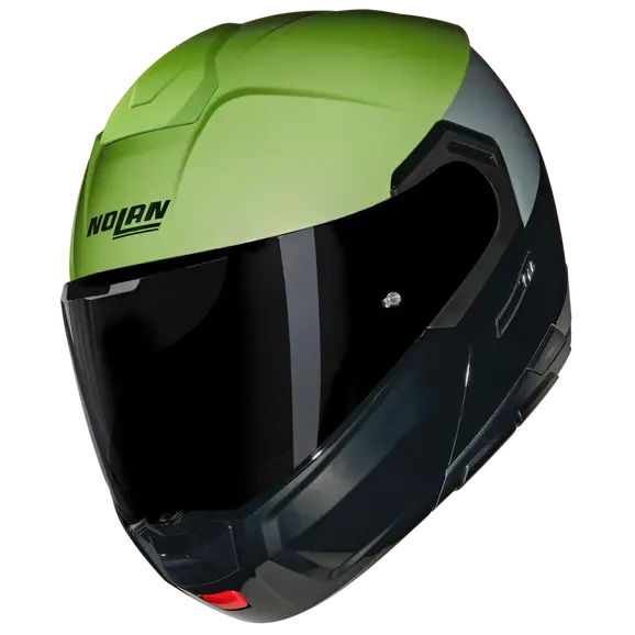 NOLAN N90-3 VERNICIATURA SPECIALE 341 Modular Casco Verde Impulso Nero - CASCO