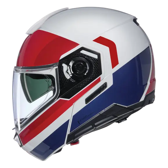 NOLAN N90-3 ROBOTO 345 Modular Casco Bianco Rosso Azul - CASCO