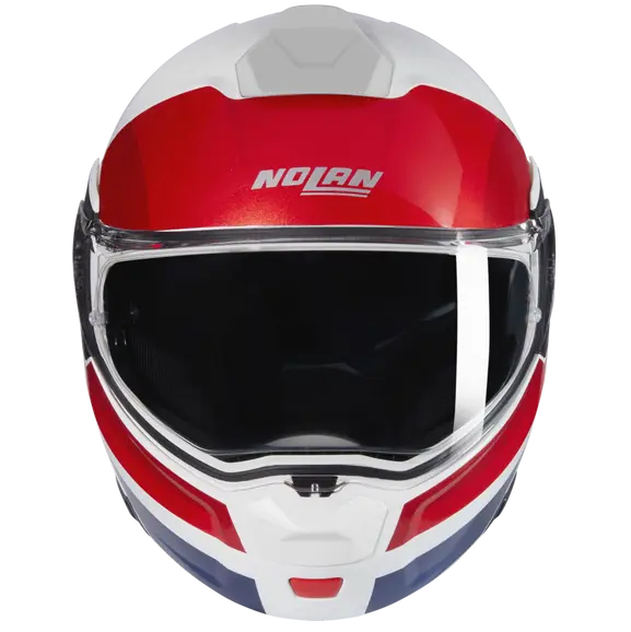 NOLAN N90-3 ROBOTO 345 Modular Casco Bianco Rosso Azul - CASCO