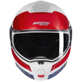 NOLAN N90-3 ROBOTO 345 Modular Casco Bianco Rosso Azul - CASCO