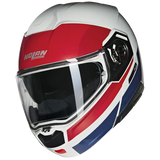 NOLAN N90-3 ROBOTO 345 Modular Casco Bianco Rosso Azul - CASCO