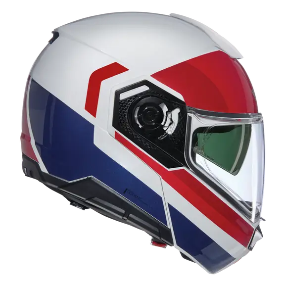 NOLAN N90-3 ROBOTO 345 Modular Casco Bianco Rosso Azul - CASCO