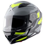 AXOR HUNTER CORNET CASCO INTEGRAL DE MOTOCICLETA NG MATE_AMARIL FLUOR