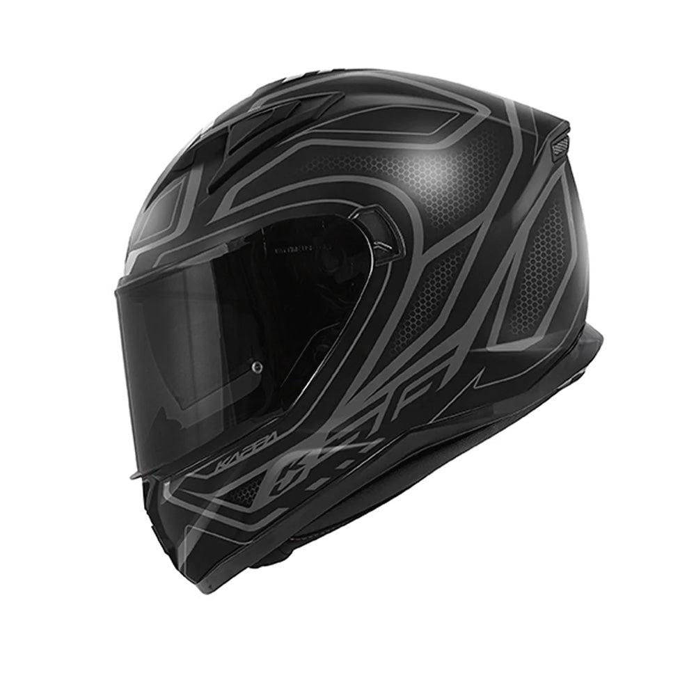 KAPPA KV56 Moto Touring Casco Negro Mate Neón - CASCO