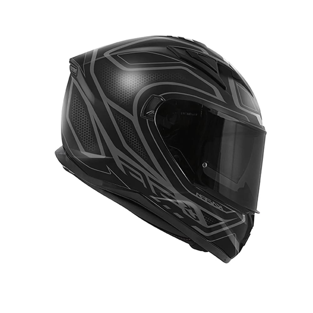 KAPPA KV56 Moto Touring Casco Negro Mate Neón - CASCO
