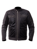 MUGENRACE NJ-MNR-2371 CANVAS Textil Chaqueta Tubo Negra