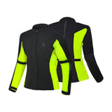 SHUA NOVA CHAQUETA DE MOTO HI-VIS AMARELLO