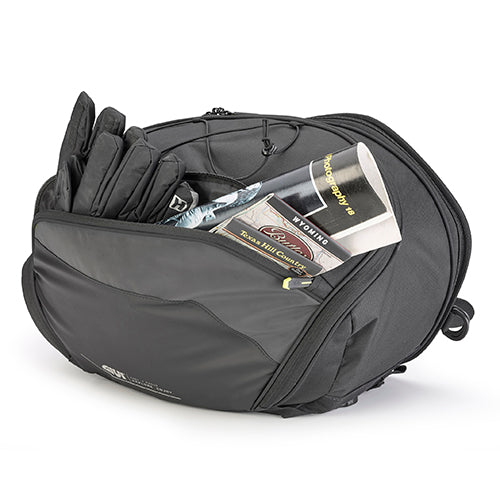 Givi EA127B Alforjas expandibles para motocicleta de 30 L - Accesorios