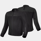 SHIMA OPENAIR MEN'S BLACK MOTORCYCLE JACKET