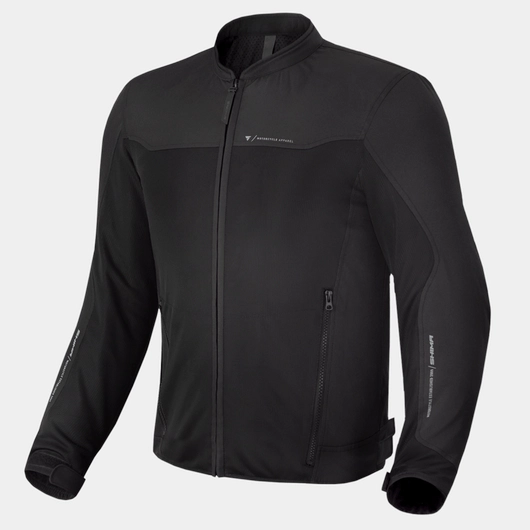 SHIMA OPENAIR MEN'S BLACK MOTORCYCLE JACKET