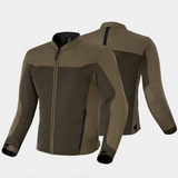 SHIMA OPENAIR MEN'S BROWN MOTORCYCLE JACKET