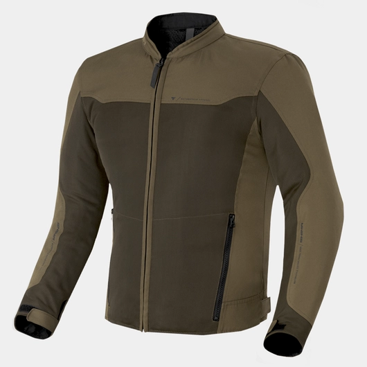 SHIMA OPENAIR MEN'S BROWN MOTORCYCLE JACKET