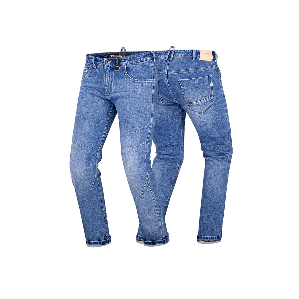 SHIMA PANTALONE DENIM JEANS DEVON MEN VAQUERO BLUE