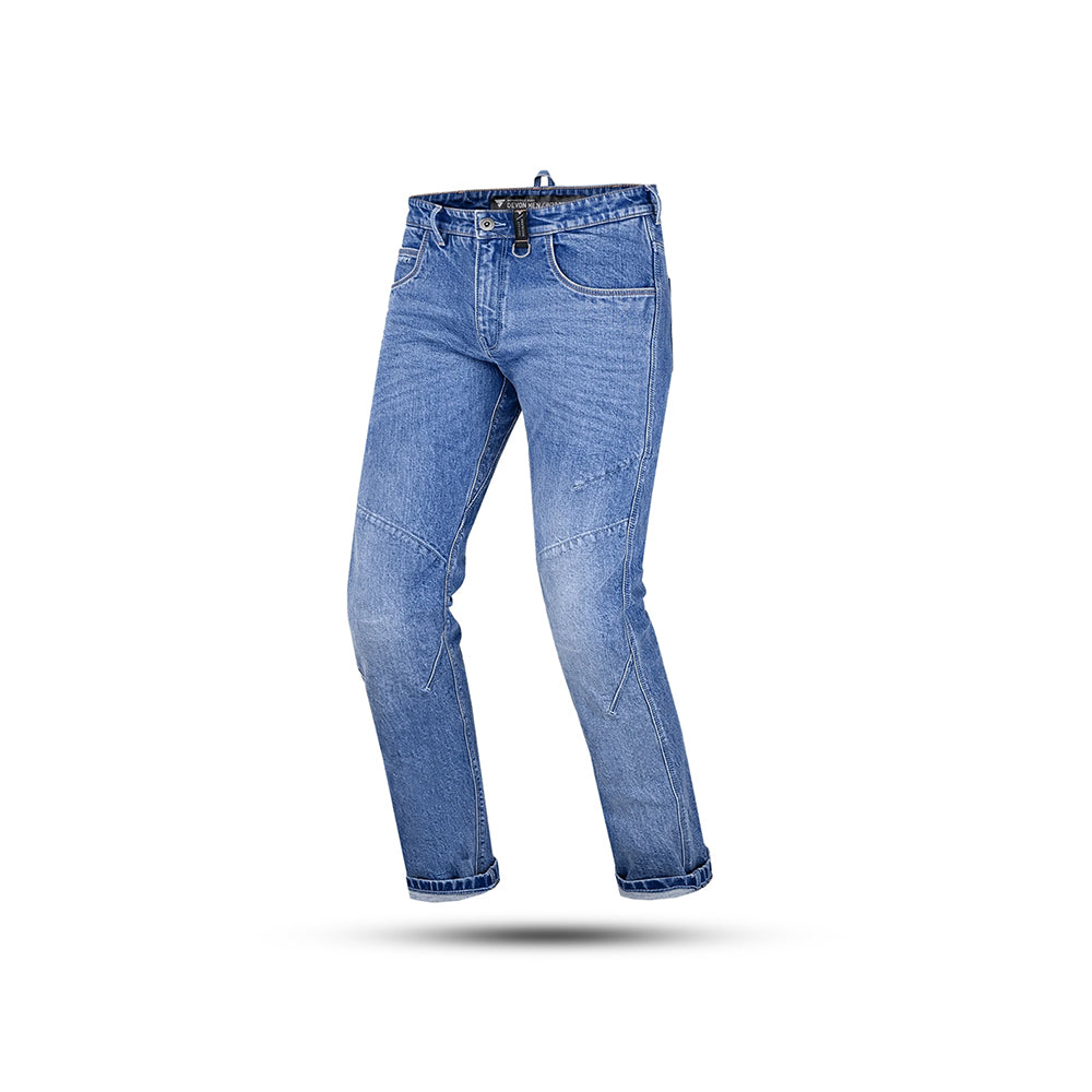 SHIMA PANTALONE DENIM JEANS DEVON MEN VAQUERO BLUE