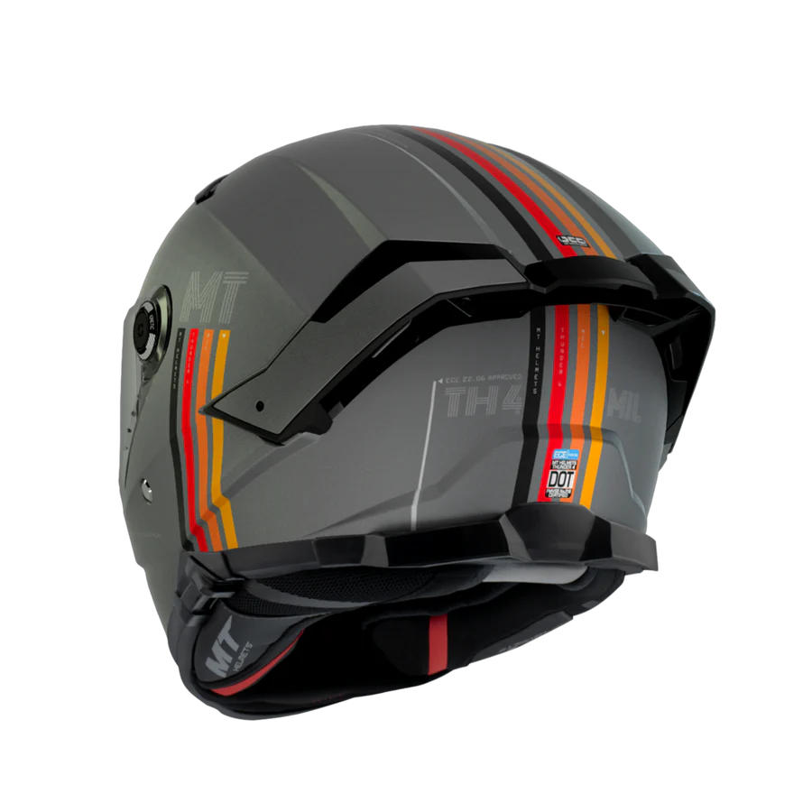 MT Thunder 4 SV Mil C2 Deportivo Turismo Casco Integral De Moto Matt - SECURTEX MOTOR S.L (t/a MaximoMoto)