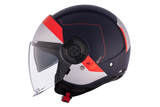 MT VIALE SV S 68 UNIT D7 Casco Abierto Para Moto Matt - CASCO