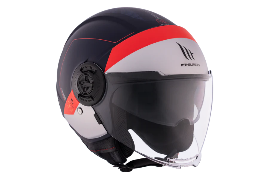 MT VIALE SV S 68 UNIT D7 Casco Abierto Para Moto Matt - CASCO