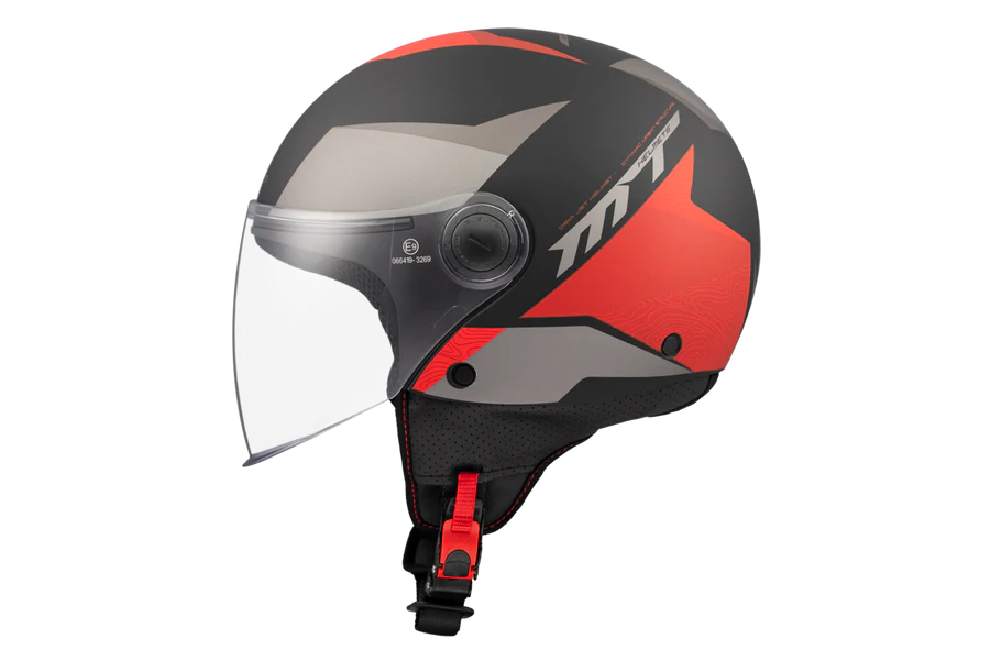 MT STREET S POKE B5 mate Casco de moto jet de estilo retro - CASCO