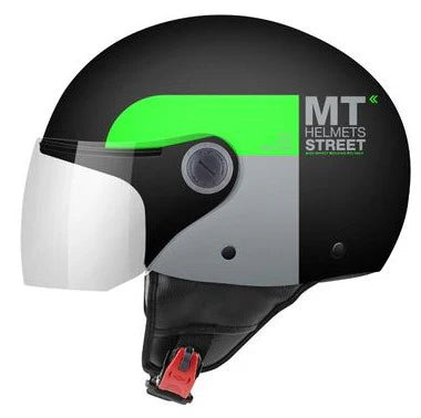 MT STREET S INBOARD D6 Mate Casco Jet De Moto Estilo Retro