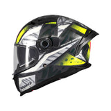 MT Braker SV Fury C6 Casco Integral Deportivo Para Moto Brillante