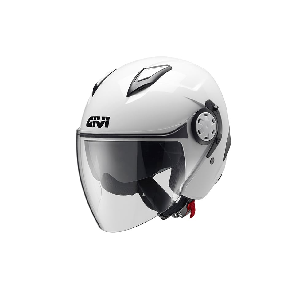 CASCO JET GIVI 12.3 STRATOS.D BLANCO SÓLIDO