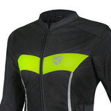 R-TECH SUPER LEICHTE DAMENJACKE SCHWARZ F, GELB