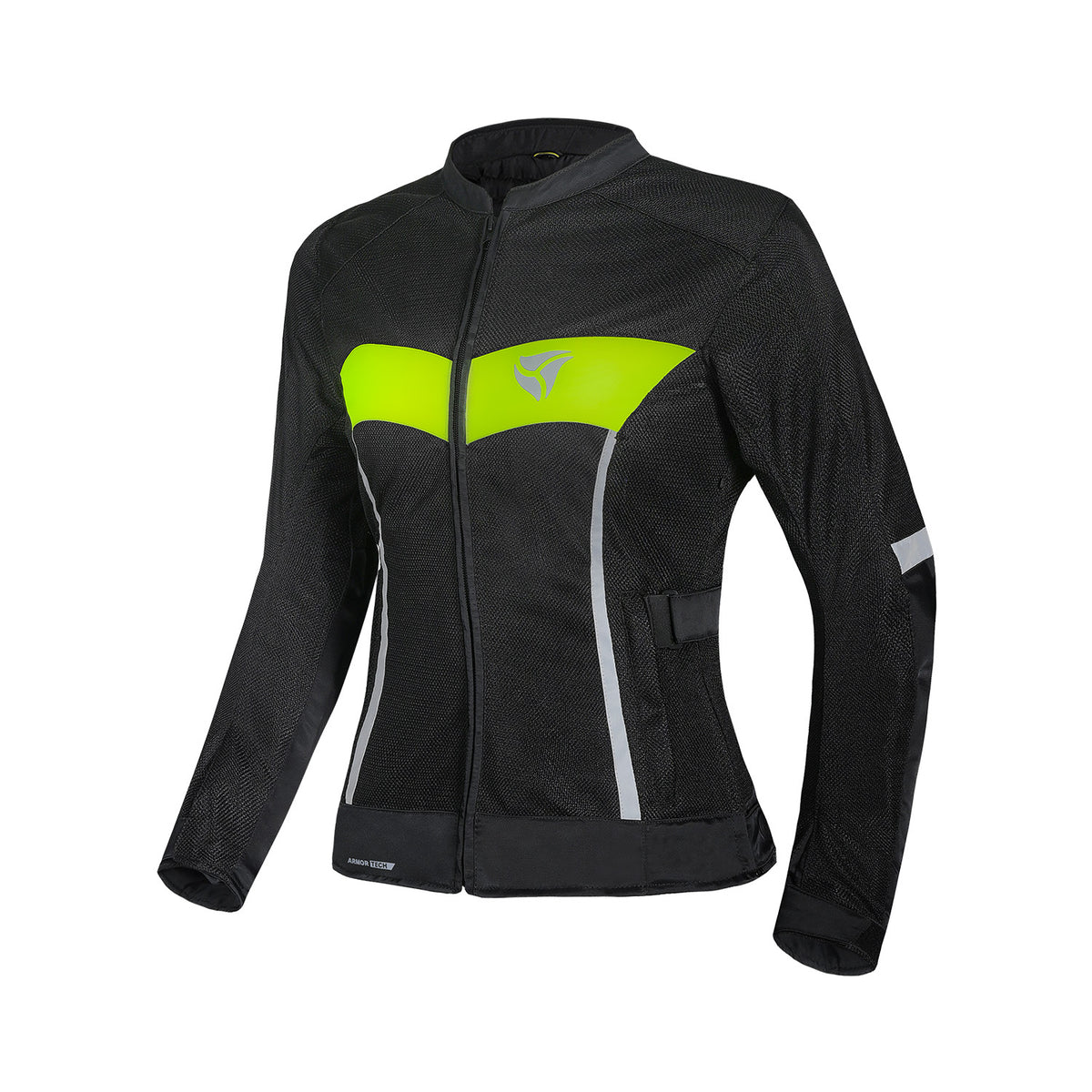 R-TECH SUPER LEICHTE DAMENJACKE SCHWARZ F, GELB