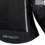 R-TECH SUPER LITE MUJER CHAQUETA DE MOTO NEGRO