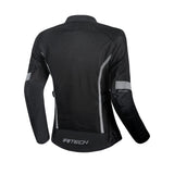 R-TECH SUPER LITE MUJER CHAQUETA DE MOTO NEGRO