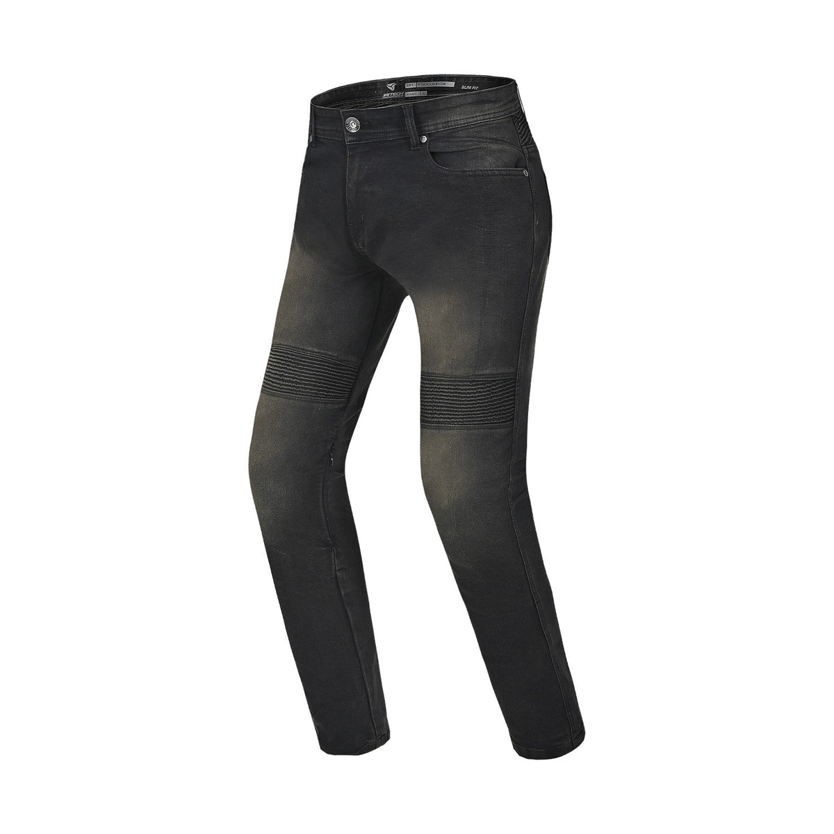 R-TECH VALENCIA PANTALON DE HOMBRE DENIM JEANS 30L NEGRO KHAKI TINT SPRAY