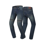 R-TECH VALENCIA PANTALON DE HOMBRE DENIM JEANS 34L AZUL VINTAGE SPRAY