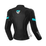 R-TECH - Tom Rider Damenjacke Schwarz Weiß Türkis 