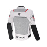 R-TECH SPIRAL MESH CHAQUETA DE VERANO HOMBRE HIELO GRIS NEGRO ROJO