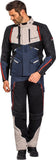 IXON EDDAS Motorrad-Textil-Tourenjacke Grege/Navy/Black
