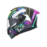 SHIRO CASCO RAPTOR CRAZY RABBIT MULTICOLOR MATE