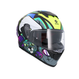 SHIRO CASCO RAPTOR CRAZY RABBIT MULTICOLOR MATE