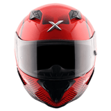AXOR HUNTER SPEAR CASCO INTEGRAL DE MOTOCICLETA NEGRO_ROJO