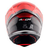 AXOR HUNTER SPEAR CASCO INTEGRAL DE MOTOCICLETA NEGRO_ROJO