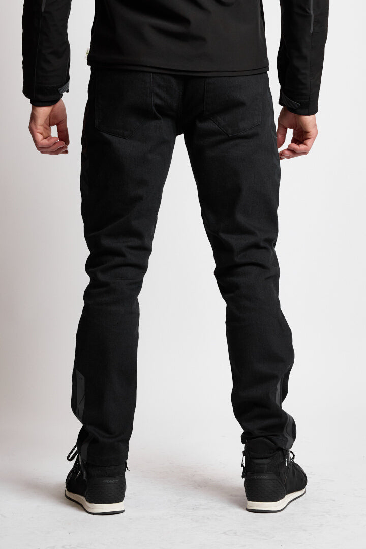 IXON REMY HOMBRE PANTALONES MOTO JEANS NEGRO - PANTALON