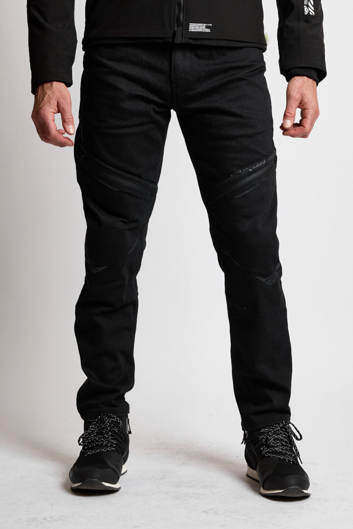 IXON REMY HOMBRE PANTALONES MOTO JEANS NEGRO - PANTALON