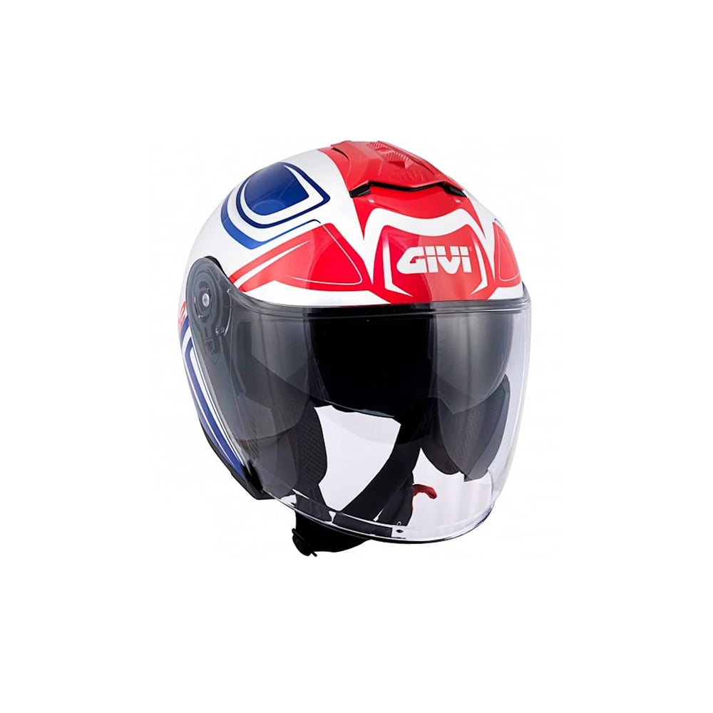 GIVI X.22 Planetd Moto Jet Urbano Turismo Blanco Azul Rojo