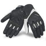 R-TECH KNIGHT RIDER GUANTES DE MOTO VERANO NEGRO HIELO