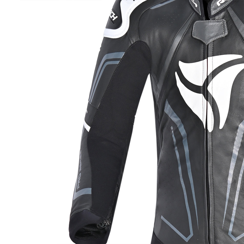 rtech-mono-1pc-risingstar-negro-blanco-right-arm-front-view