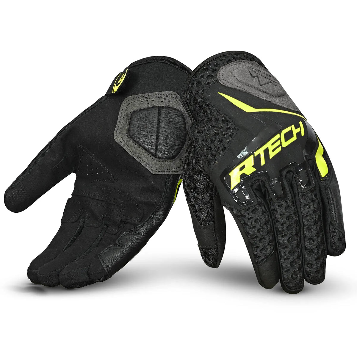 R-TECH Ride Pro Herren-Sommerhandschuhe Gelb