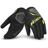 R-TECH Ride Pro Herren-Sommerhandschuhe Gelb